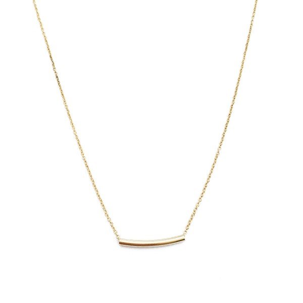 Bend Tube Necklace - Bold Rose Boutique