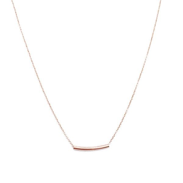 Bend Tube Necklace - Bold Rose Boutique