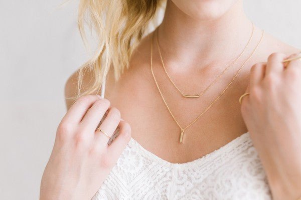 Bend Tube Necklace - Bold Rose Boutique