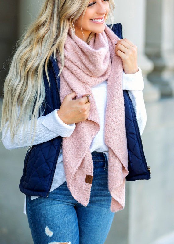 CC Draped Scarves - Bold Rose Boutique