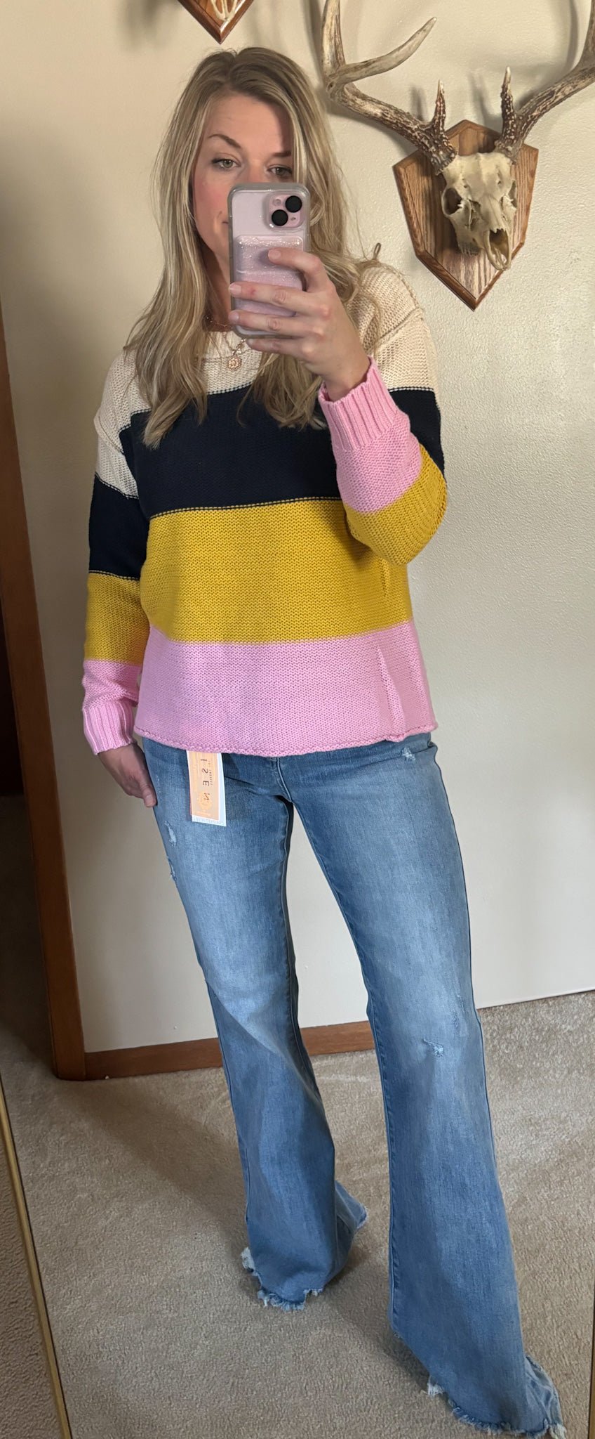 Color Block Sweater - Bold Rose Boutique