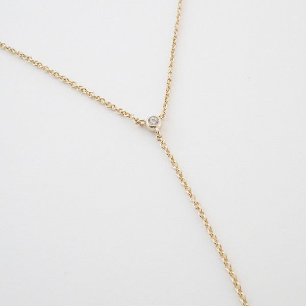 Crystal Lariat Necklace - Bold Rose Boutique