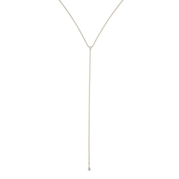 Crystal Lariat Necklace - Bold Rose Boutique