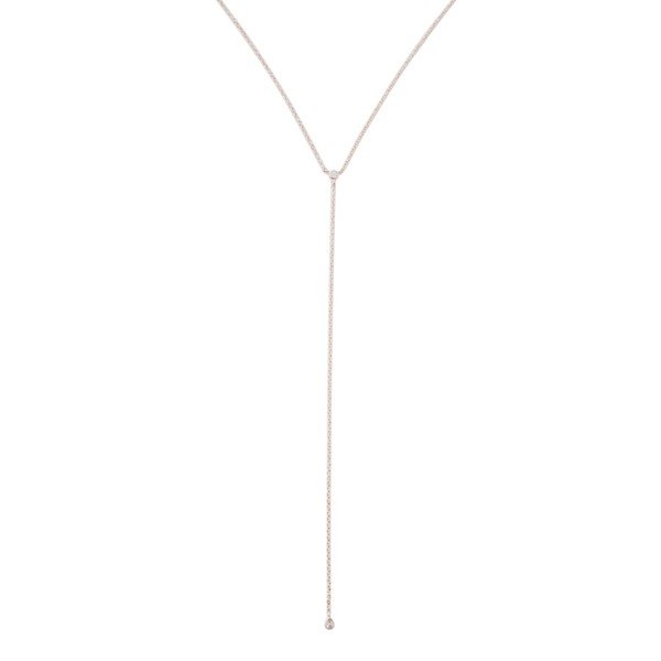 Crystal Lariat Necklace - Bold Rose Boutique