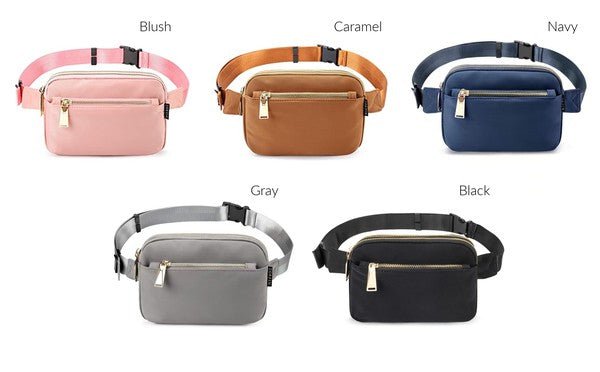 Everyday Nylon Belt Bag - Bold Rose Boutique