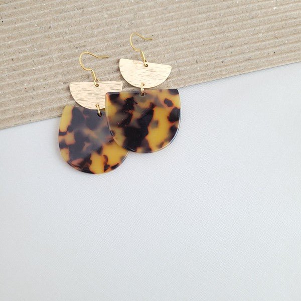 Harper Tortoise Earrings - Bold Rose Boutique