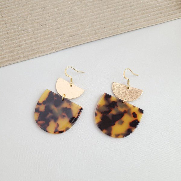 Harper Tortoise Earrings - Bold Rose Boutique