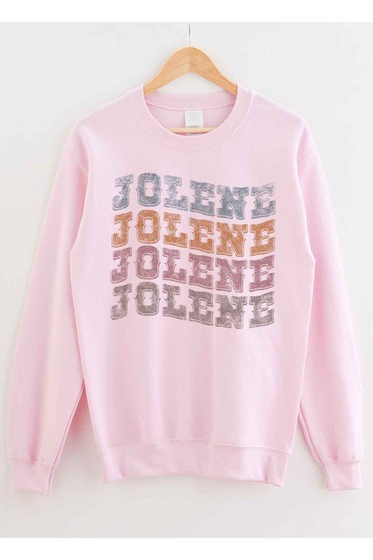 JOLENE WESTERN DOLLY GRAPHIC SWEATSHIRT - Bold Rose Boutique