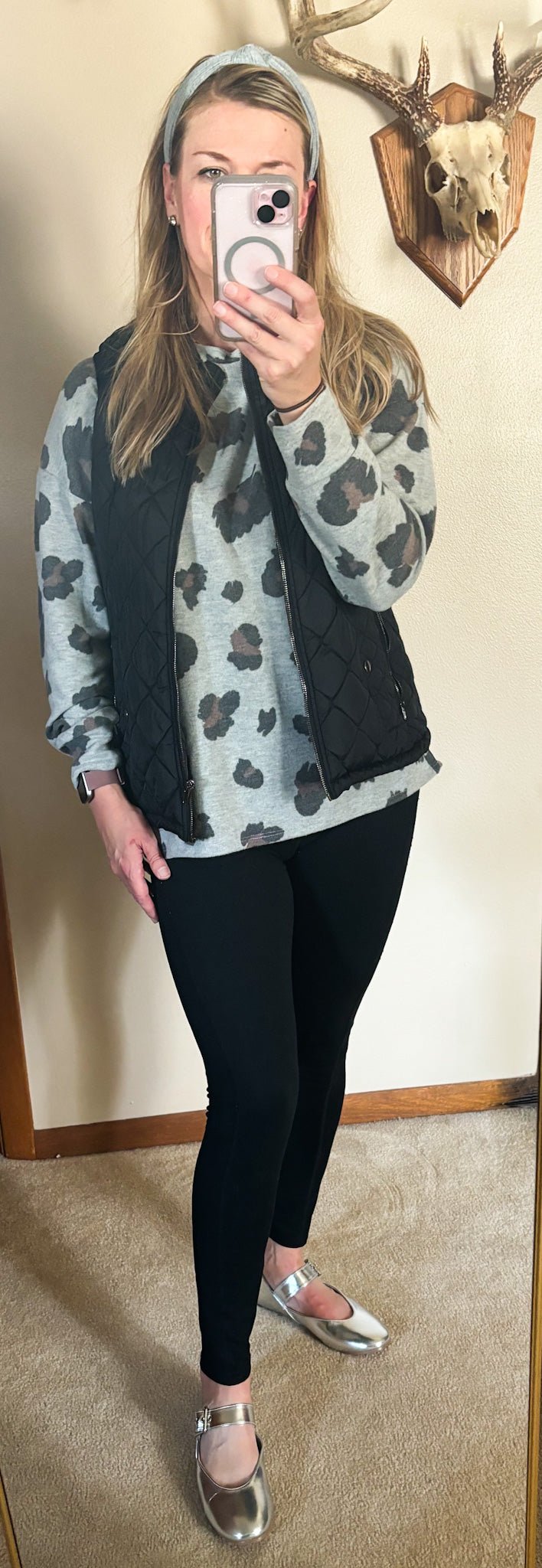 Leopard Drop Shoulder Long Sleeve - Bold Rose Boutique