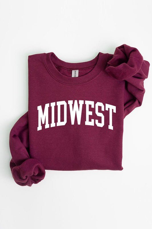 Midwest Fleece Sweatshirt - Bold Rose Boutique