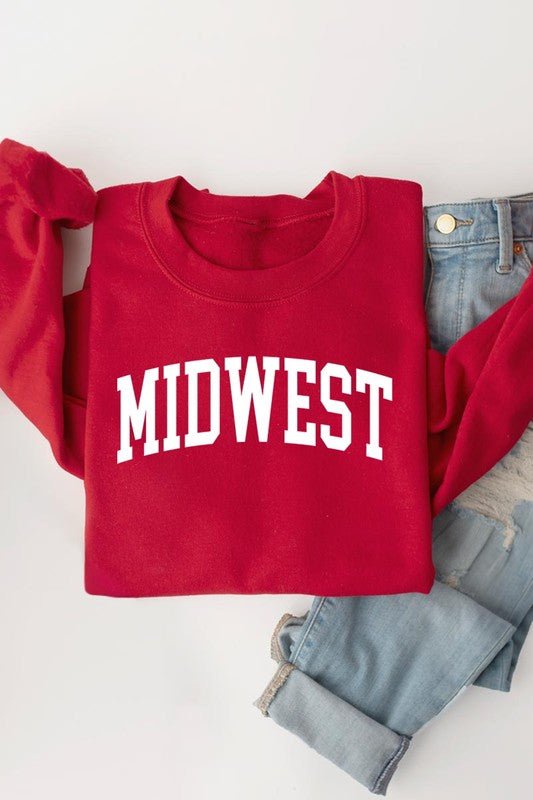 Midwest Fleece Sweatshirt - Bold Rose Boutique