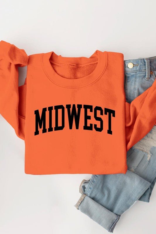 Midwest Fleece Sweatshirt - Bold Rose Boutique