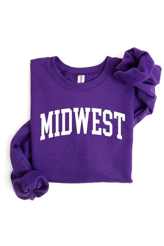 Midwest Fleece Sweatshirt - Bold Rose Boutique