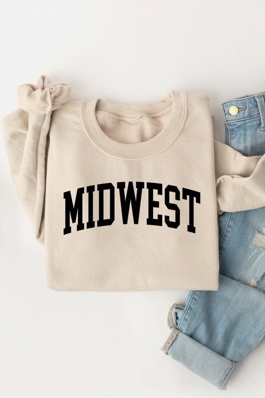 Midwest Fleece Sweatshirt - Bold Rose Boutique