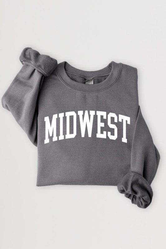 Midwest Fleece Sweatshirt - Bold Rose Boutique