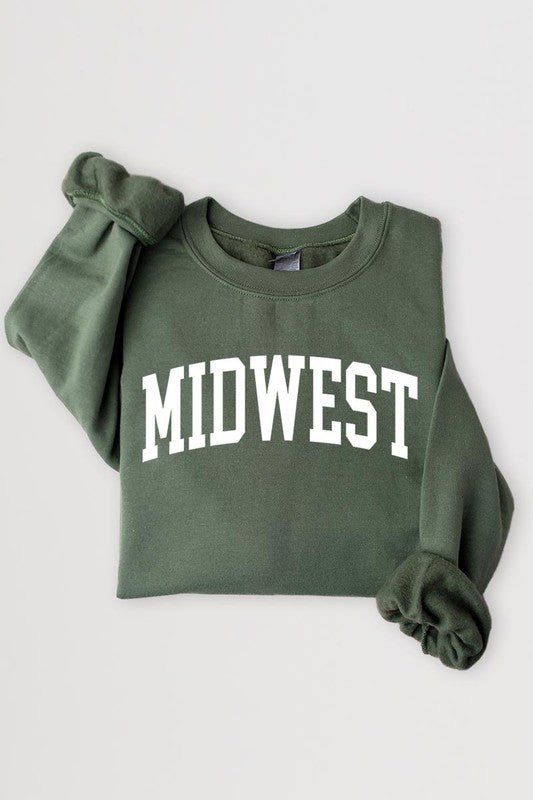 Midwest Fleece Sweatshirt - Bold Rose Boutique