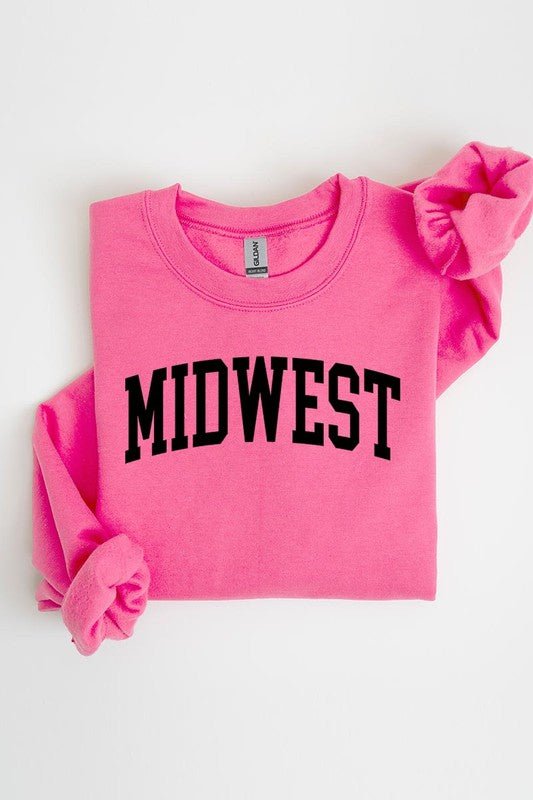 Midwest Fleece Sweatshirt - Bold Rose Boutique