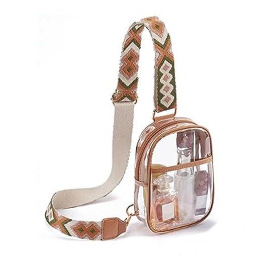 Noelle Clear Stadium Sling - Bold Rose Boutique