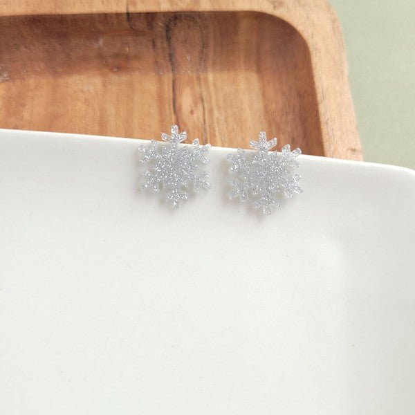 Snowflake Studs - Bold Rose Boutique