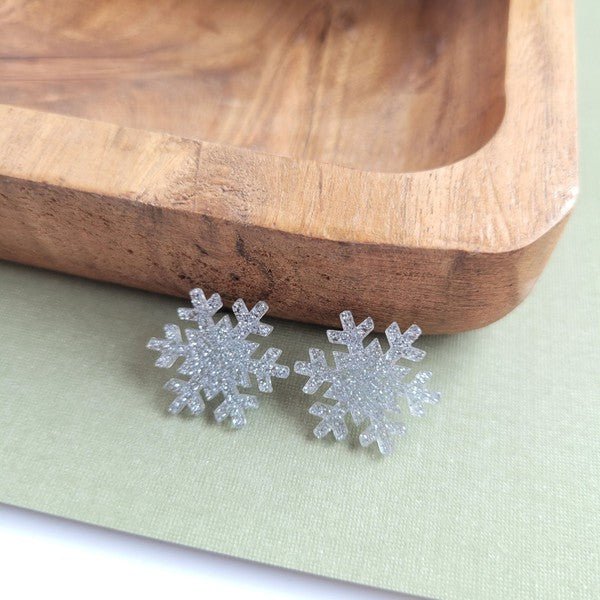 Snowflake Studs - Bold Rose Boutique