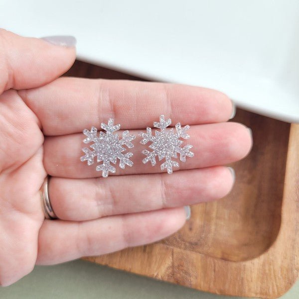 Snowflake Studs - Bold Rose Boutique