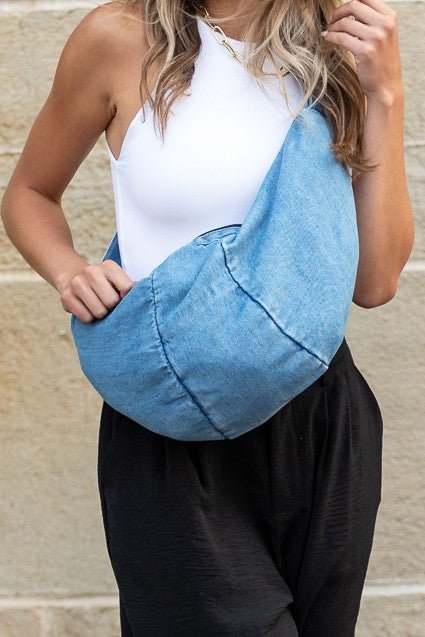 Tatum Denim Sling - Bold Rose Boutique