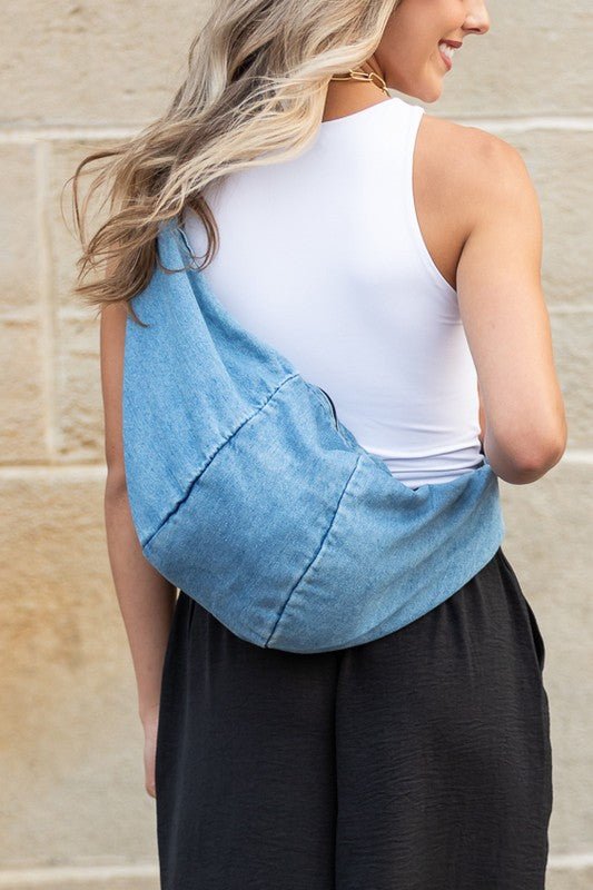 Tatum Denim Sling - Bold Rose Boutique